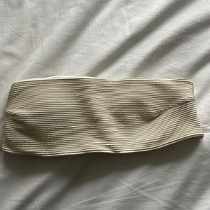 h&m shimmer bandeau bikini